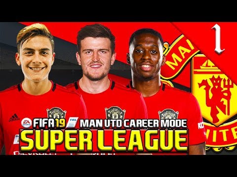 FIFA 2020 MODDED MANCHESTER UNITED CAREER MODE! | £300 MILLION SUPER LEAGUE REBUILD #1