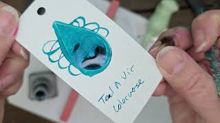 Teal A Vir Ink Review Colorverse Fountain Pen Ink