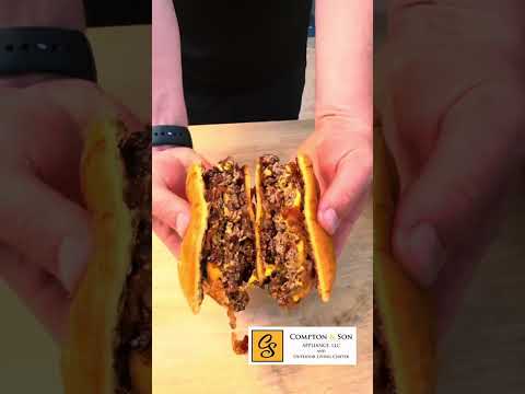 Bacon Jam Smash Burgers on the Weber Slate Grill