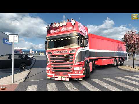 ETS2 1.57 | Realistic Driving | Scania R520 Adwin Stam Combo | POV 4K Ultra HD | #ets2