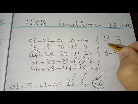 Uk49 lunchtime prediction | 29-12-2021 | United kingdom daily lottery, make money online at home,