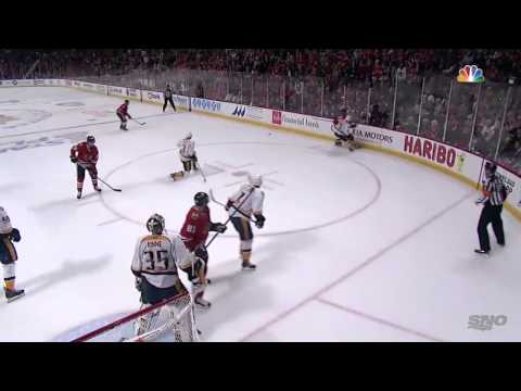 Duncan Keith goal vs. Nashville Predators. April 25th, 2015 (HD)