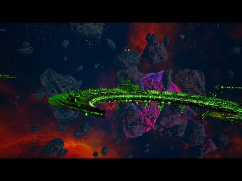 Necrons vs Imperial Navy! - 1v1 Multiplayer Gameplay, Battlefleet Gothic Armada 2
