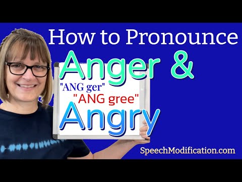 How to Pronounce Anger and Angry (æ and ng: raised vowel)
