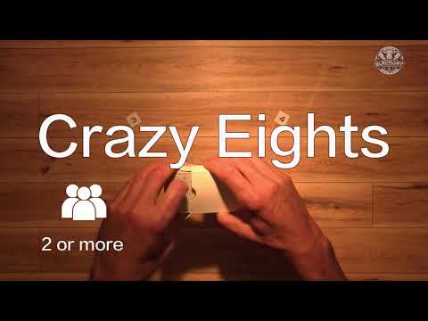 How to Play Crazy Eights Card Games & Crazy 8's Rules - YouTube