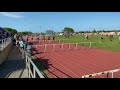 High school 110m hurdle