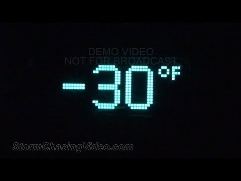 12/24/2013 Stearns County, MN Early AM Extreme Cold Weather B-roll