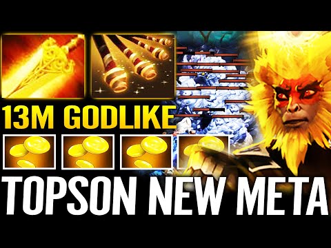 🔥 Topson NEW META - 13min Godlike Monkey King Radiance Only 1% Player Build This Dota 2 Pro Carry