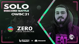 Shouout live - ZER0 | Online World Beatbox Championship Solo Judge Showcase
