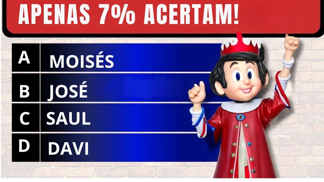 QUEM MATOU GOLIAS? APENAS 7% ACERTAM-QUIZ BÍBLICO