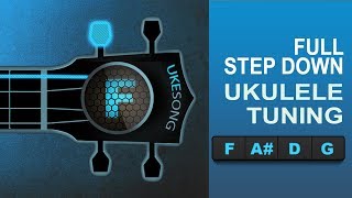 Online Ukulele Tuner | Full Step Down UKULELE TUNING