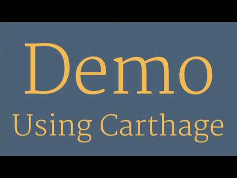 Dependency Management with Carthage – Abizer Nasir