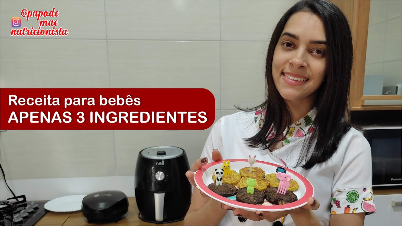 PANQUECA DE BANANA PARA BEBÊS | FAÇA EM 5 MINUTOS - receita de café da manhã e lanche +08 meses