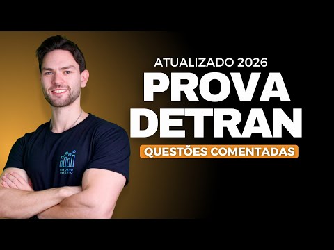 Prova Teórica do Detran 2026 - 30 Questões que DESPENCAM nas Provas