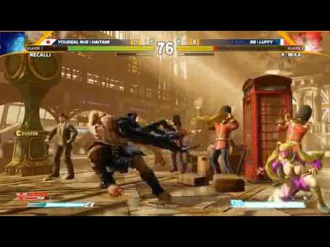 Stunfest2016 SF5 haitani[Necali] vs Luffy[Rainbow Mika]