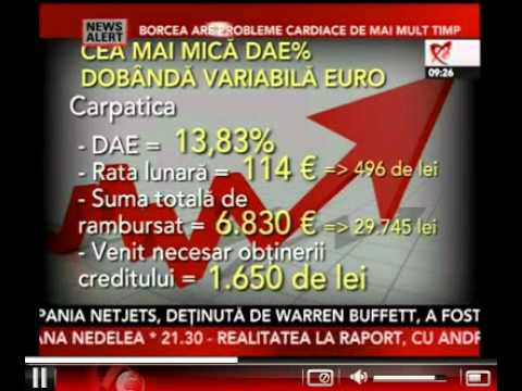 Prima Casa in RON mai Scumpa ca Oferta Standard - Realitatea TV - 11.03.12