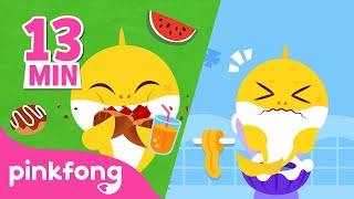 Baby Shark&#39;s Potty Song + More | Baby Shark&#39;s Day at Home Compilation | Pinkfong Songs for Kids