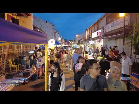 Passeio pela rua Melaka Jonker