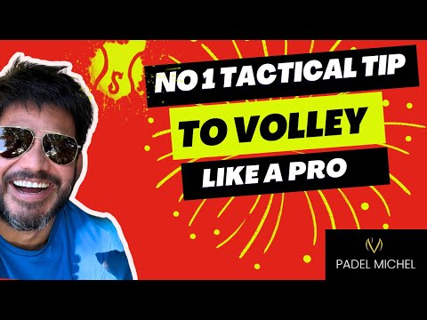 Number 1 tactical tip to volley like a PRO