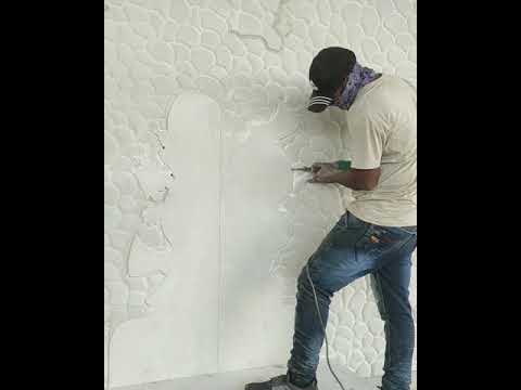 White marble sandstone wall murals, for decoration, size: cu...