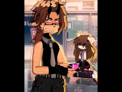 😱ANGER INDICATOR⚠️⁉️//CR:@malak_g94 WITH @Victor_official_02 #gacha #meme #oc #shorts