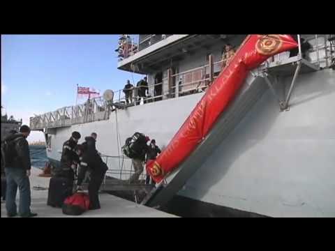 HMS Cumberland arrives home after Libya mission 18.04.11