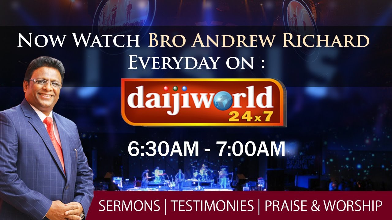 Now watch Bro Andrew Richard on Daijiworld 24x7 TV