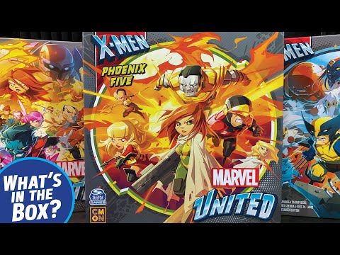 PHOENIX FIVE Expansion Unboxing for Marvel United X-Men