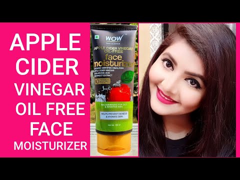 WOW apple cider vinegar oilfree face moisturizer review |RARA|moisturizer for oily & sensitive skin Video