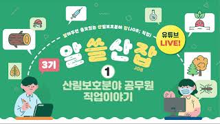 (알쓸산잡) 1부 산림보호분야 공무원 직업이야기