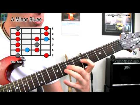 A Minor Blues Scale - Guitar Lesson (Must Learn For Rock & Blues Soloing)