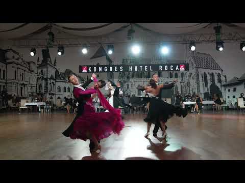 WDSF Open  Adult Standard. Final. Viennese Waltz. Kosice open 2021