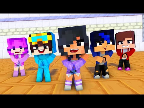 COUPLE DANCE  NICO, ZOEY, EIN, JJ, APHMAU |  CHICKEN WINGS MEME DANCE | - Minecraft Animation