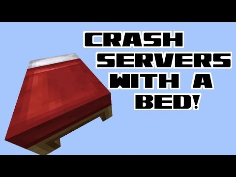 How to Crash Servers with a Bed! 1.12.1-1.7 Vanilla Survival | Ray's Works