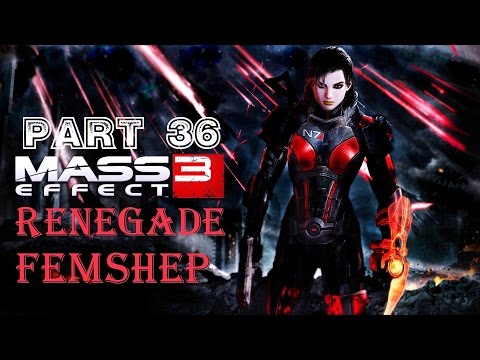 Mass Effect 3 [HD] Renegade FemShep Playthrough part 36 (Aria T'Loak)