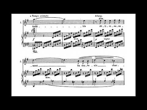 Depuis le Jour (Louise - G. Charpentier) Score Animation