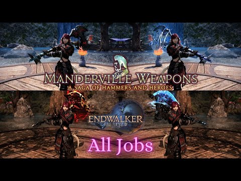 All Manderville Relic Weapons (All Jobs | All Stages) | FFXIV Endwalker