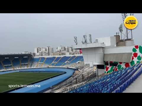 تحضيرات مكثفة بملعب محمد الخامس قبل الديربي البيضاوي المرتقب