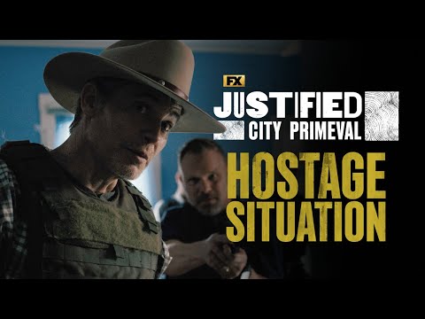 Raylan Negotiates Another Hostage Situation - Scene | Justified: City Primeval | FX