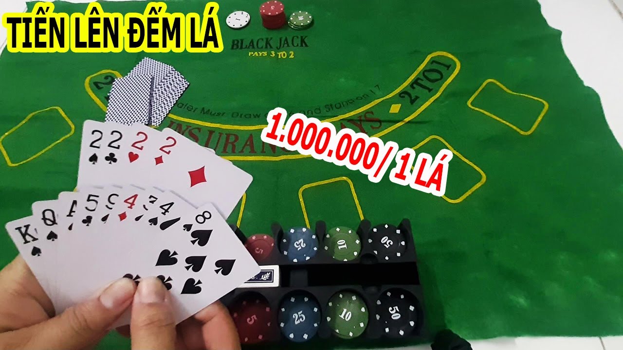 Tiến Lên Miền Nam Đếm Lá | Trận Tiến Lên 1.000.000/ 1lá - Màn tráo bài đỉnh cao trong sòng CASINO