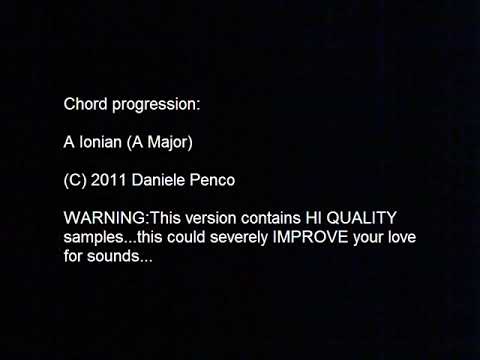 A Ionian (A Major) SSV - DP's Backing Tracks (for training in all scales, modes & keys)