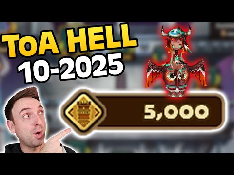 Alle ToA Hell Etagen mit 500 Punkten | ToA Hell 10-2025 | Summoners War
