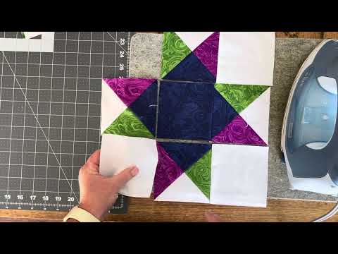 Blocks 7&8: Beginner Skill Builder Sampler Quilt- Month 7, Week 3