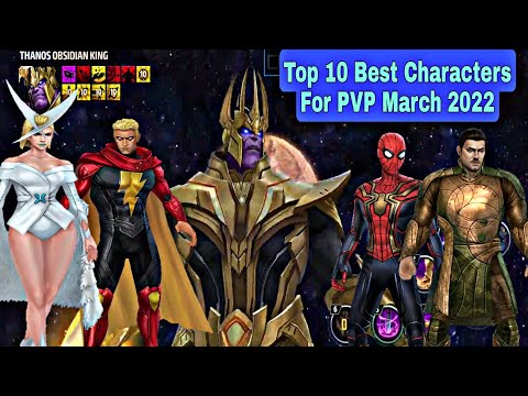 Top 10 Best Characters For PVP March 2022 - Marvel Future Fight