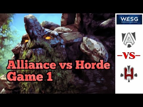Alliance vs Horde  Game 1 | WESG 2016 European and CIS Finals