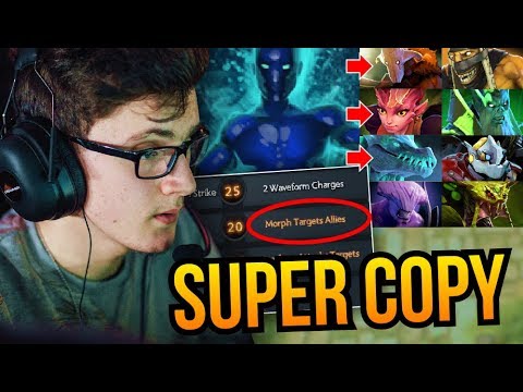 SUPER COPY - Miracle Morphling Cancer Hero Talent Targets Allies 7.07 | Dota 2