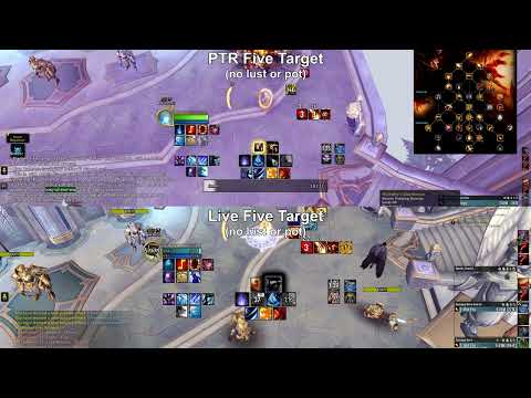 Testing Fire Mage on PTR - Comparing 10.1 and 10.1.5