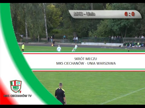 Skrót meczu: MKS Ciechanów - Unia Warszawa (25.09.2016)
