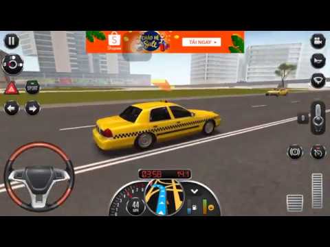 Taxi Sim 2016 #4 - CRAZY DRIVER! Taxi Game IOS Android gameplay