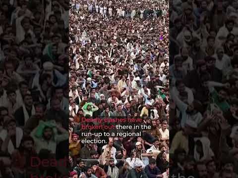 London protesters march through streets in solidarity with Azad Kashmir | AJ #shorts